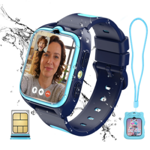 blackview 4G-Kinderuhr: HD-Videoanrufe, GPS+WiFi-Ortung, IP68 & 800mAh Smartwatch, 1,75", GPS+LES+WiFi, 4G-LTE, IP68, SOS, 800mAh, Knips-Freunde​