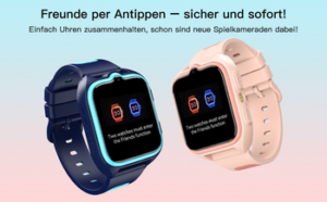 blackview 4G-Kinderuhr: HD-Videoanrufe, GPS+WiFi-Ortung, IP68 & 800mAh Smartwatch, 1,75", GPS+LES+WiFi, 4G-LTE, IP68, SOS, 800mAh, Knips-Freunde​