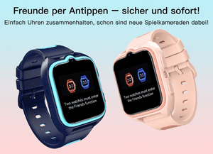 blackview 4G-Kinderuhr: HD-Videoanrufe, GPS+WiFi-Ortung, IP68 & 800mAh Smartwatch, 1,75", GPS+LES+WiFi, 4G-LTE, IP68, SOS, 800mAh, Knips-Freunde​
