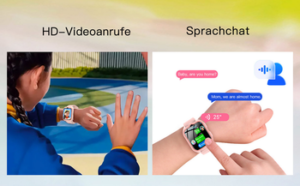 blackview 4G-Kinderuhr: HD-Videoanrufe, GPS+WiFi-Ortung, IP68 & 800mAh Smartwatch, 1,75", GPS+LES+WiFi, 4G-LTE, IP68, SOS, 800mAh, Knips-Freunde​