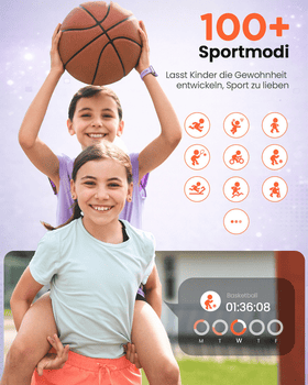 SWGOTA Smartwatch Kinder für Jungen und Mädchen 5-16 Jahren mit Telefon, IP68 Smartwatch , Smartwatch für Kinder mit 20 Sportmodi/Herzfrequenz/Schlafmonitor, Kinder Smartwatch Schrittzähler, Wecker, Geschenk für Kinder