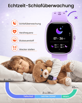 SWGOTA Smartwatch Kinder für Jungen und Mädchen 5-16 Jahren mit Telefon, IP68 Smartwatch , Smartwatch für Kinder mit 20 Sportmodi/Herzfrequenz/Schlafmonitor, Kinder Smartwatch Schrittzähler, Wecker, Geschenk für Kinder