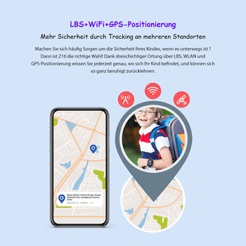 blackview Z10 Kinder Smartwatch mit 4G GPS: SOS, Videoanruf, Schulmodus, IP67 Smartwatch , 1,83", 8GB, GPS+LES+WiFi, 4G-LTE, IP67, SOS, Bluetooth