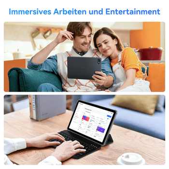 TABWEE T80 10.1” Android 16 incl. Tastatur, Maus, Stift Tablet