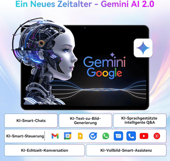 TABWEE T80 10.1” Android 16 incl. Tastatur, Maus, Stift Tablet