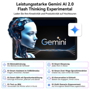 TABWEE T20 10" Android 16 256GB WiFi incl. Tastatur, Maus, Stift Tablet