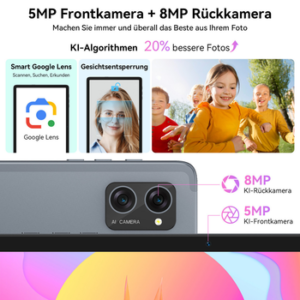 TABWEE T20 10" Android 16 256GB WiFi incl. Tastatur, Maus, Stift Tablet