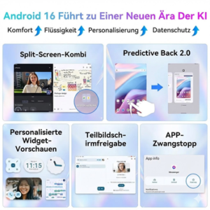 TABWEE T80 Android 16 WLAN 10-Zoll-Tablet mit 64/128 GB Tablet