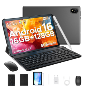DOOGEE U10 Android 16 Tablet mit Tastatur, Stift, Maus, 10 Zoll, 128GB ROM AI Tablet