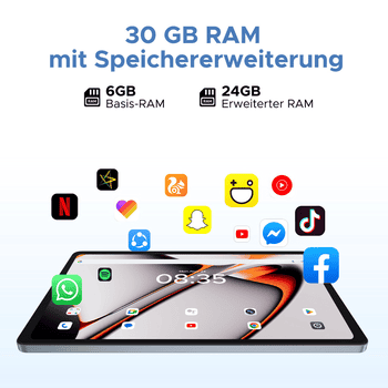 DOOGEE U11 Pro Android 16 Tablet mit Tastatur, Stift, Maus, Hülle, 11 Zoll Tablet