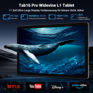 blackview Tab16Pro Dual-SIM 4G LTE incl. Stift/Hülle Tablet