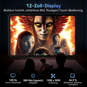Nexall TABWEE Nexall N90 12" Android 16 2K Display 4G LTE mit Tastatur Stift Tablet