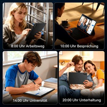 Nexall TABWEE Nexall N90 12" Android 16 2K Display 4G LTE mit Tastatur Stift Tablet