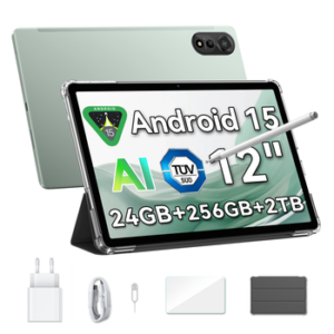 blackview 12 " Mega2 Android 15 4G LTE 2,4K 8GB/12GB+256GB Tablet , 2.4K, Android 15, 9000mAh, LTE)