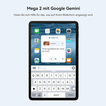 blackview 12 " Mega2 Android 15 4G LTE 2,4K 8GB/12GB+256GB Tablet , 2.4K, Android 15, 9000mAh, LTE)