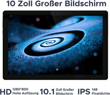 DOOGEE U10 Tablet 10 Zoll, Android Tablet, 4GB RAM+128GB ROM kinder Tablet , Widevine L1, WiFi 6, 5060mAh)