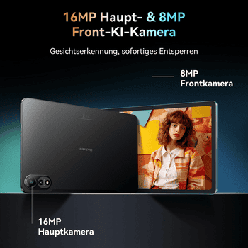 blackview 2026 Mega2 128/256GB 4G Android 15 2,4K Tablet , 5G WiFi, 2.4K, Android 15, 9000mAh, 4G LTE, 128/256GB)