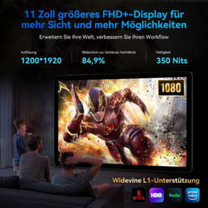TABWEE T90 11" FHD Android 16 WiFi incl. Tastatur/Maus/Hülle Tablet
