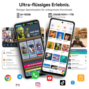 HOTWAV Note 13 Max Handy, 16+256 GB/1 TB Smartphone, Android handy, Smartphone