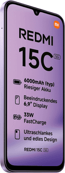 Xiaomi Redmi 15C 5G 4+128GB Smartphone