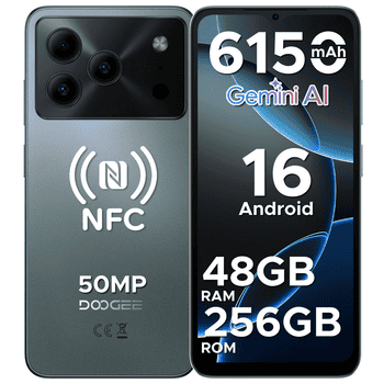 DOOGEE NOTE 56 PLUS Android 16, 48GB RAM +256GB 6.56" HD+ Smartphone