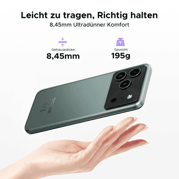 DOOGEE NOTE 56 PLUS Android 16, 48GB RAM +256GB 6.56" HD+ Smartphone