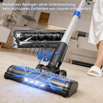 Grenintol Akku-Hand-und Stielstaubsauger Akku Staubsauger,65000pa,Akku Handstaubsauger,Akkusauger kabellos YOMA, beutellos, Kabellos nutzbar,LED-Anzeige,Wandhalterung für platzsparende Lagerung