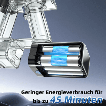 Grenintol Akku-Hand-und Stielstaubsauger Akku Staubsauger,65000pa,Akku Handstaubsauger,Akkusauger kabellos YOMA, beutellos, Kabellos nutzbar,LED-Anzeige,Wandhalterung für platzsparende Lagerung