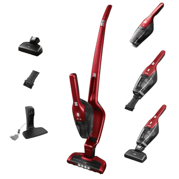 AEG Akku-Hand-und Stielstaubsauger CX7 ANIMAL AKKU-STAUBSAUGER , beutellos, 2in1-Funktion, ideal zur Tierhaarentfernung, bis zu 45 Min. Laufzeit