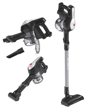 Hoover Akku-Hand-und Stielstaubsauger HF122BPT 011, Beutellos, Multi-Reinigungssystem, bis zu 40 Minuten Laufzeit