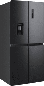 Hanseatic Multi Door HCDB18080DWDBI, 180 cm hoch, 79 cm breit, NoFrost, Wasserspender, Display, Türalarm