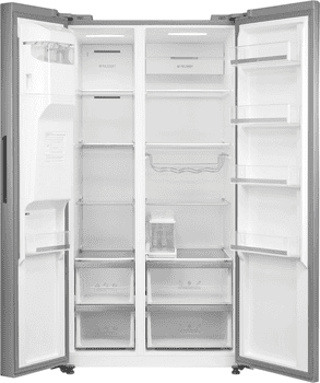 Hanseatic Side-by-Side HSBS17590CWEI, 179,3 cm hoch, 91 cm breit, mit Eis-, Crushed-Ice- und Wasserspender