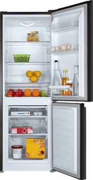 Hanseatic Kühl-/Gefrierkombination HKGK14349CB, 143 cm hoch, 49,5 cm breit, Obst & Gemüse-Fach