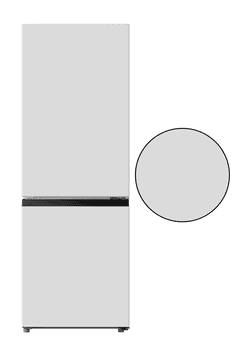 Hanseatic Kühl-/Gefrierkombination HKGK14349BW, 143 cm hoch, 49,5 cm breit