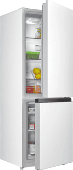 Hanseatic Kühl-/Gefrierkombination HKGK14349DW, 143 cm hoch, 49,5 cm breit, Abtauautomatik, Obst & Gemüse-Fach