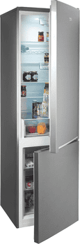 BEKO Kühl-/Gefrierkombination RCSA406K60XBN, 202,5 cm hoch, 59,5 cm breit, Kein manuelles Abtauen mehr dank automatischer Abtauung