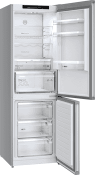 BOSCH Kühl-/Gefrierkombination Serie 4 KGN362LAF, 186 cm hoch, 60 cm breit