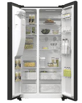 Hisense Side-by-Side RSIM535AFE, 178,6 cm hoch, 91,5 cm breit, Wasser-/Eisspender, NoFrost, mit Wassertank, Made in Europe