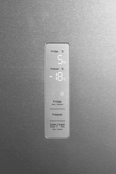 Hanseatic Kühl-/Gefrierkombination HKGK20060ANFI, 201 cm hoch, 59,5 cm breit, NoFrost, Abtauautomatik, QuickFreeze, Urlaubsschaltung, Display