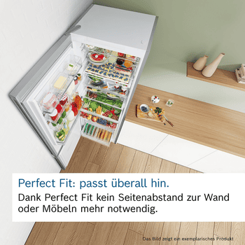 BOSCH Kühl-/Gefrierkombination Serie 4 KGN39OCAF, 203 cm hoch, 60 cm breit, Green Collection: produziert mit CO₂ reduzierten Materialien