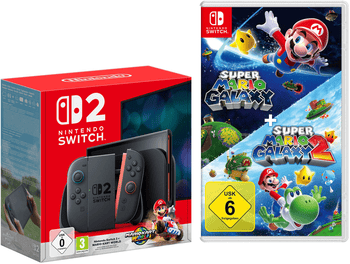 Nintendo Switch 2 Switch 2 + Mario Kart World inkl. Super Mario Galaxy 1+2