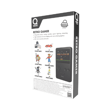 Qware Gaming Retro Spielkonsole Handheld 240 Spiele für unterwegs