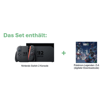 Nintendo Switch 2 Nintendo Switch 2 Konsole Bundle mit Pokemon-Legenden Z-A