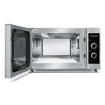 Caso Mikrowelle C1800M, Mikrowelle, 34 l, 7 Leistungsstufen, Timer max. 60 Min., Edelstahl Gehäuse und Innenraum