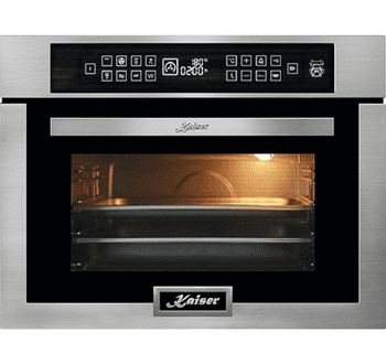 Kaiser Küchengeräte Einbau-Mikrowelle, 38,00 l, Mikrowellen-Backofen, 45 cm Hoch,TouchControl, Heißluft