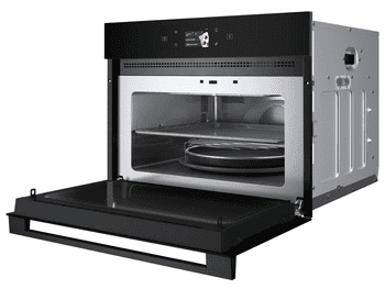 BAUKNECHT Einbau-Mikrowelle, Grill, Heißluft, Mikrowelle, Einfache Handhabung in schickem Design