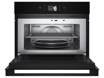 BAUKNECHT Einbau-Mikrowelle, Grill, Heißluft, Mikrowelle, Einfache Handhabung in schickem Design