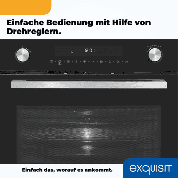 exquisit Einbau-Mikrowelle, Mikrowelle, Mikrowelle + Grill, Mikrowelle + Heißluft, Grill, Auftau-Programm, Mikrowelle + Grill + Umluft, Grill + Umluft, 72,00 l, Timer, Kindersicherung, 5 Leistungsstufen, Kombinationsgerät
