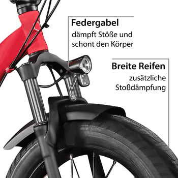 AGON E-Bike Faltrad Aurevia, 7 Gang Shimano Tourney Schaltwerk, Kettenschaltung, Heckmotor, 468 Wh, E Bike Klapprad 20" Pedelec für Damen Herren 155-195cm Elektrofahrrad