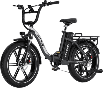 HITWAY E-Bike Faltrad 20*4,0 zoll Elektrofahrrad mit 48V18Ah Akku bis 70-140km, 7 Gang shimano shimano Schaltwerk, Kettenschaltung, Heckmotor, 864 Wh, Pedelec E Mountainbike mit StVZO APP NFC